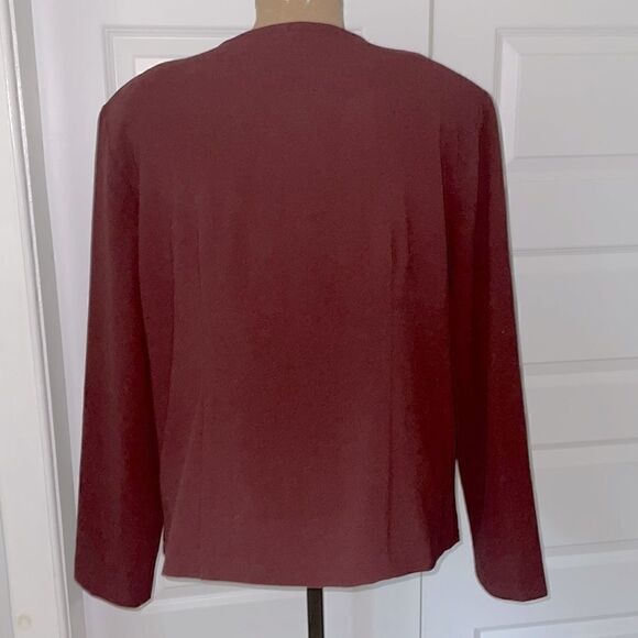 Gramercy by Alice ROI burgundy rust blazer size 14‎ - Picture 4 of 7